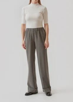 Modström AbrahamMD pants - Grey Pinstripe< Bukser