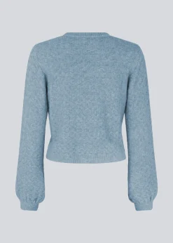Modström AlvesMD o-neck - Blue Pearl< Strik & Bluser