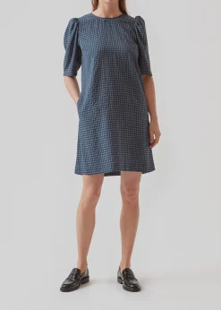 Modström AndreaMD dress - Dark Sea< Kjoler