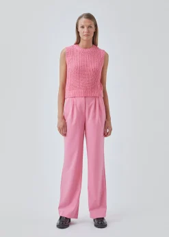 Modström AnkerMD wide pants - Cosmos Pink< Bukser