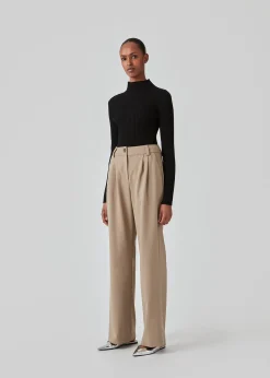Modström AnkerMD wide pants - Spring Stone< Bukser