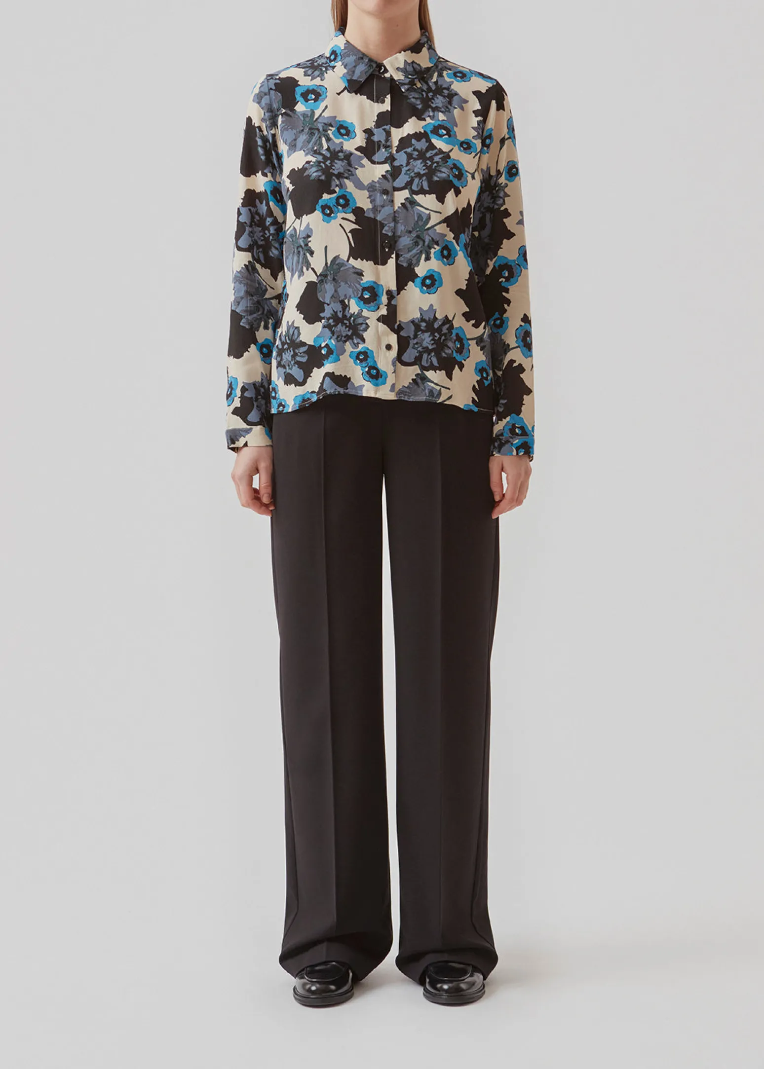 Modström AnnalieMD print shirt - Shadow Flower< Skjorter