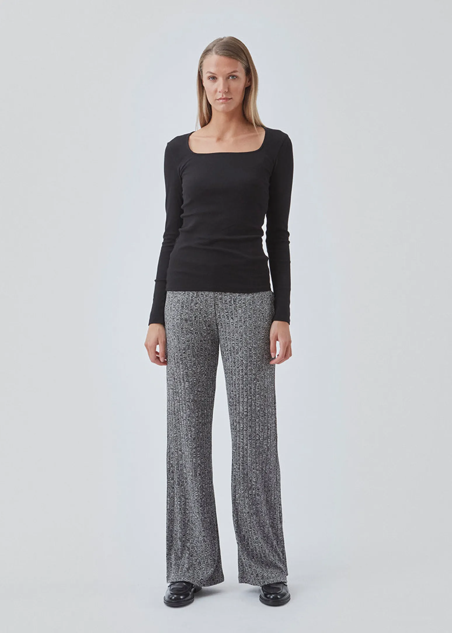 Modström BeckMD pants - Grey Black< Bukser