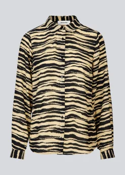 Modström BeckyMD print shirt - Moonstone Tiger< Skjorter
