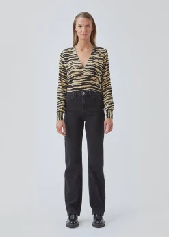 Modström BeckyMD print top - Moonstone Tiger< Toppe