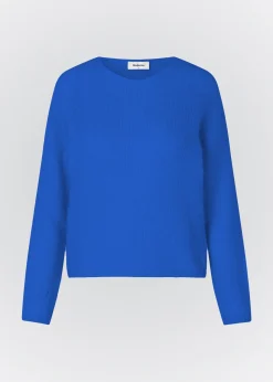Modström BertyMD V-neck - Bright Ocean< Strik & Bluser
