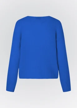 Modström BertyMD V-neck - Bright Ocean< Strik & Bluser