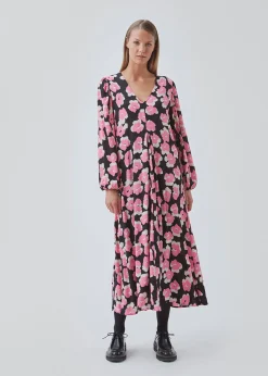 Modström BibbieMD print dress - Cosmos Fleur< Kjoler