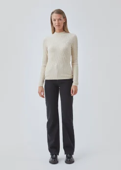 Modström BimoMD t-neck - Summer Sand< Strik & Bluser
