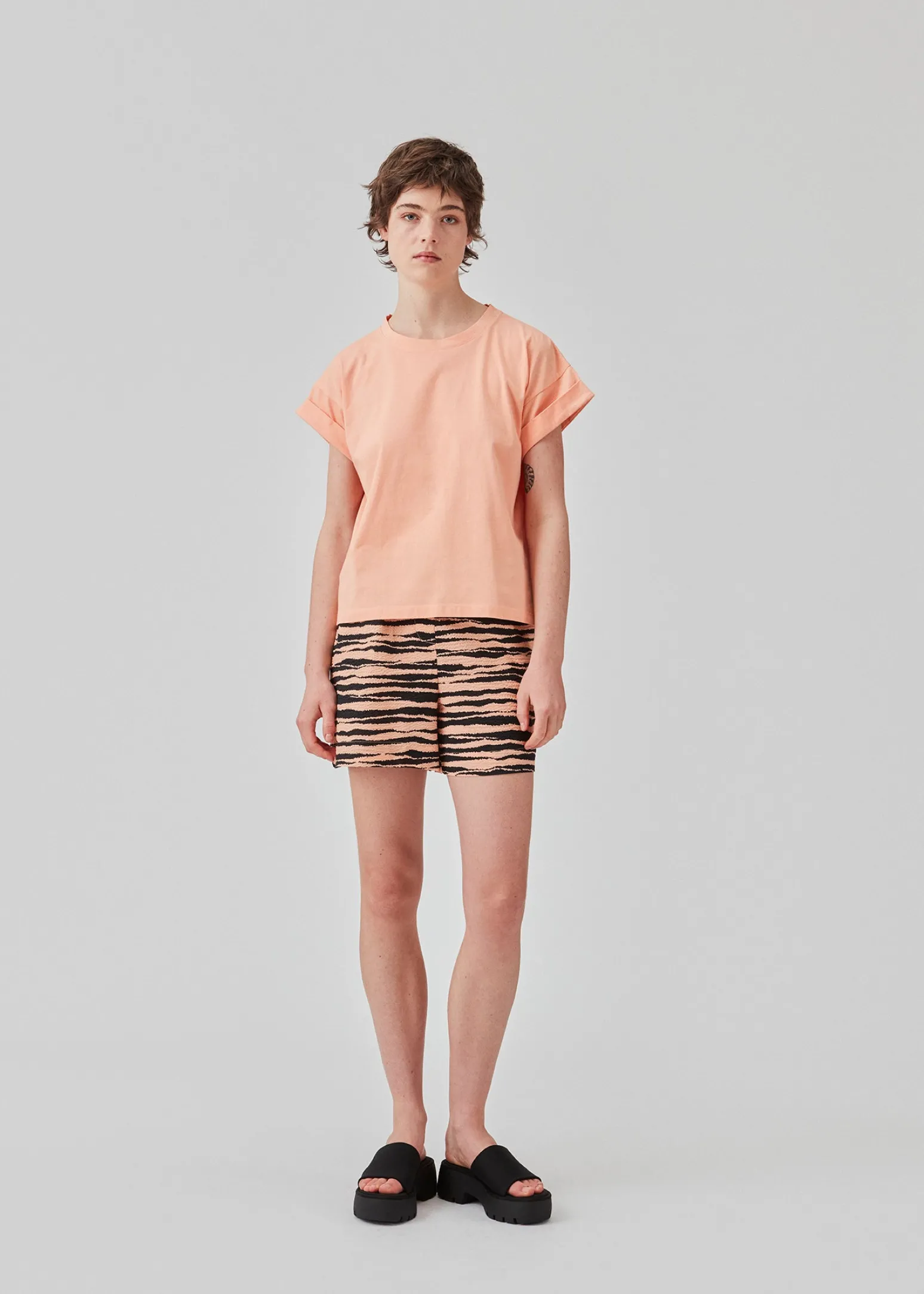 Modström BrazilMD short t-shirt - Peach Nectar< T-Shirts