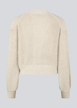 Modström CalloMD cardigan - Summer Sand< Strik & Bluser