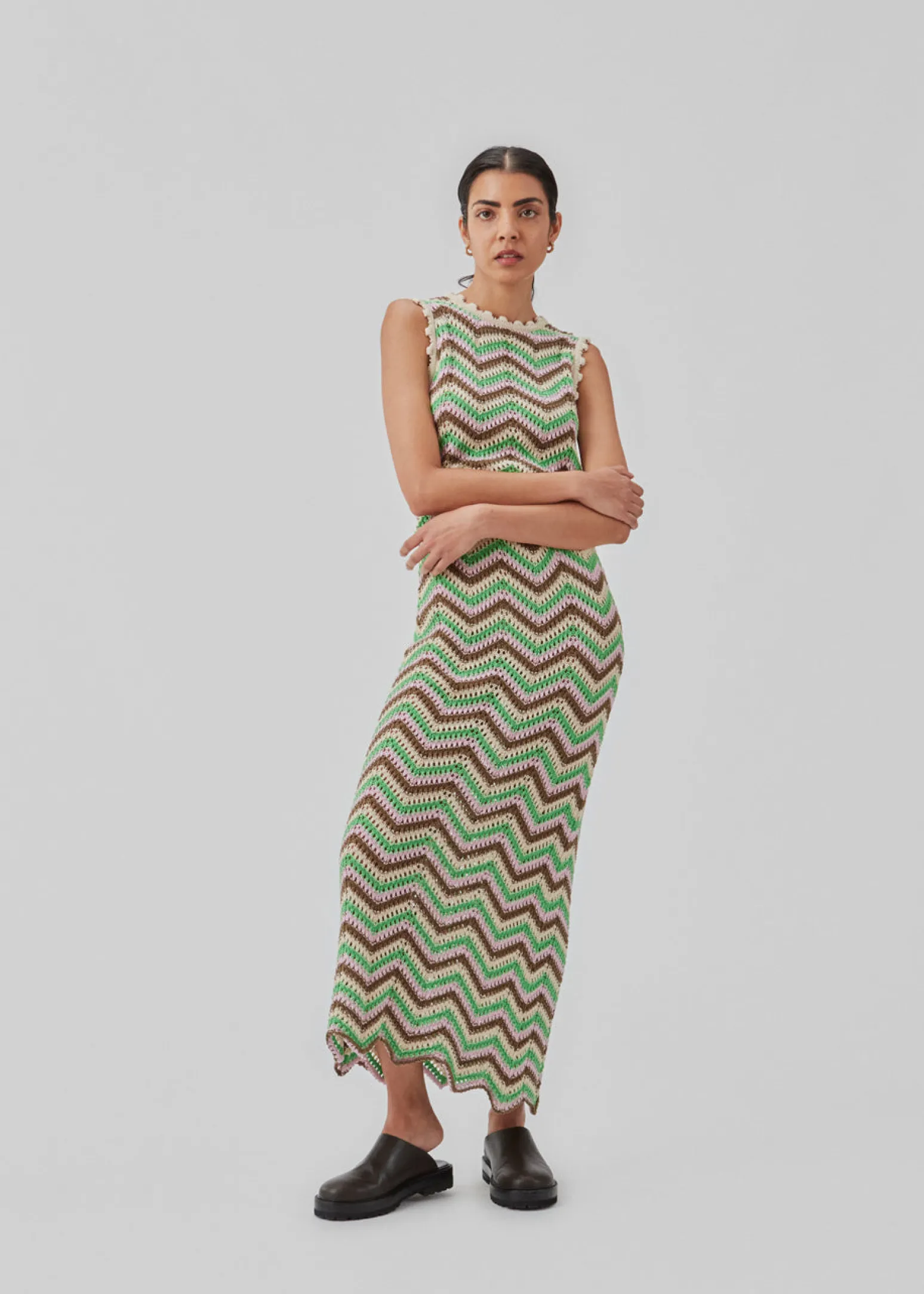 Modström CaryMD dress - Green Sorbet Stripe< Kjoler