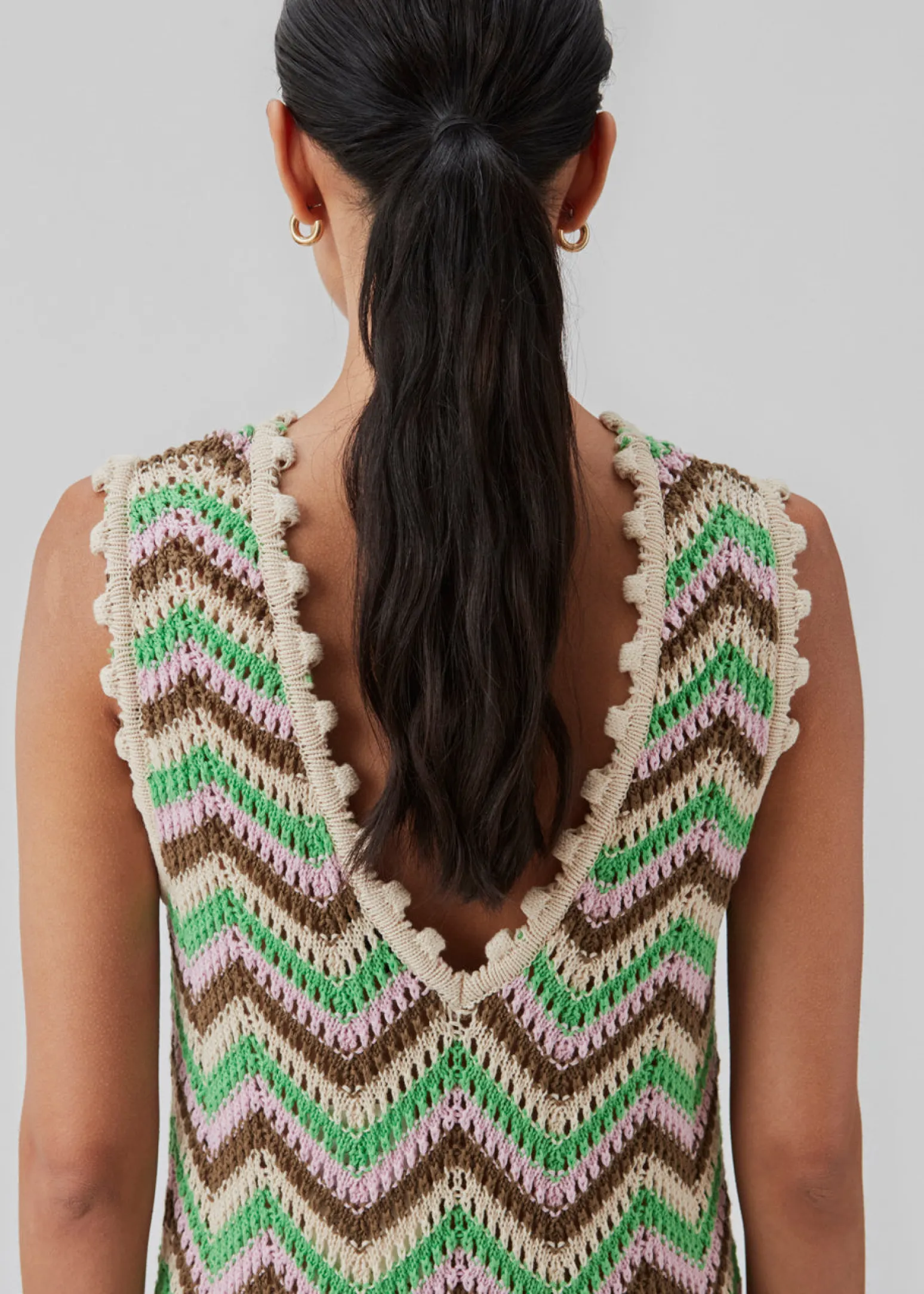 Modström CaryMD dress - Green Sorbet Stripe< Kjoler