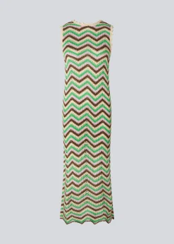 Modström CaryMD dress - Green Sorbet Stripe< Kjoler