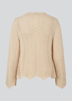Modström CaryMD o-neck - Summer Sand< Strik & Bluser