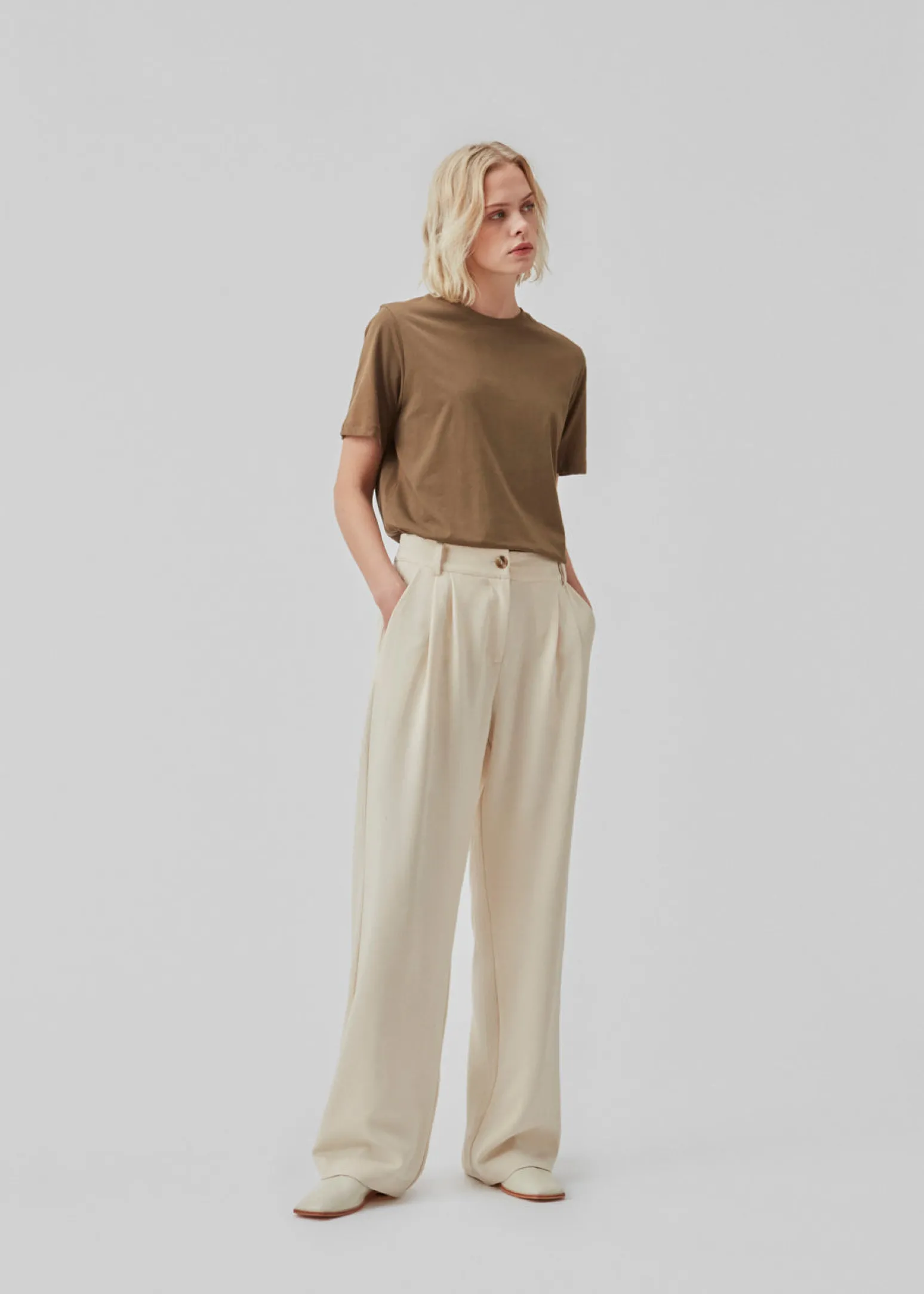 Modström CayaMD pants - Summer Sand< Bukser