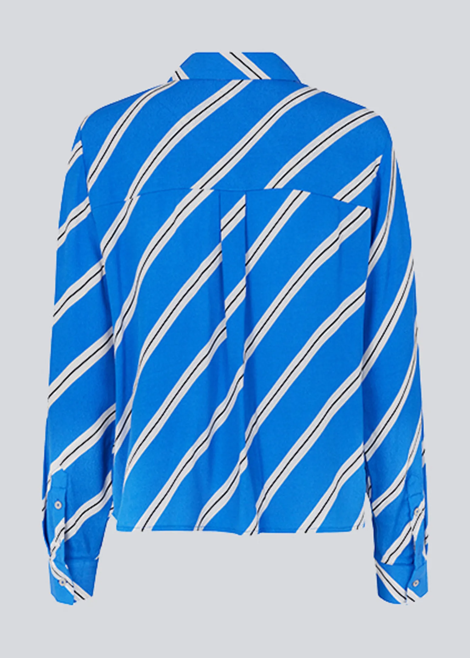 Modström CenniMD print shirt - Azure Stripe< Skjorter