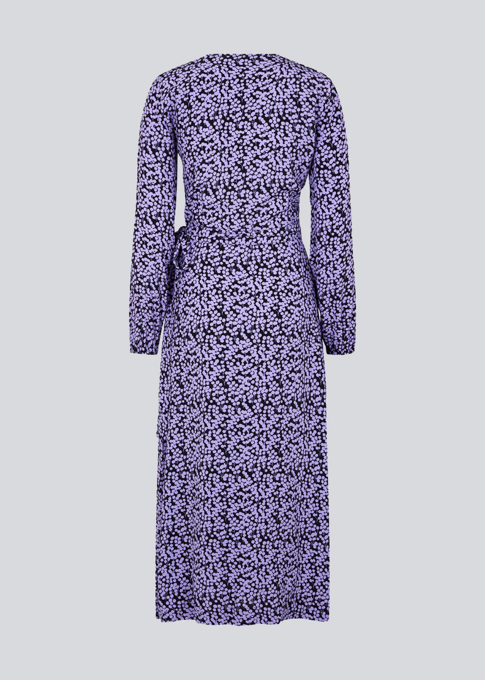 Modström ChesliMD print wrap dress - Purple Flower Buds< Kjoler
