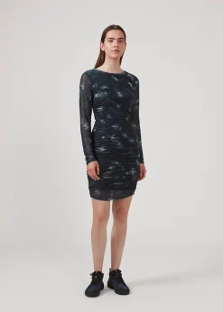 Modström CliffordMD print dress - Midnight Tie Dye< Kjoler