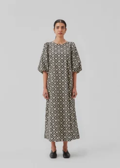 Modström CoraMD print dress - Seventies Fleur< Kjoler
