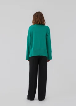 Modström CorbinMD o-neck - Deep Mint< Strik & Bluser