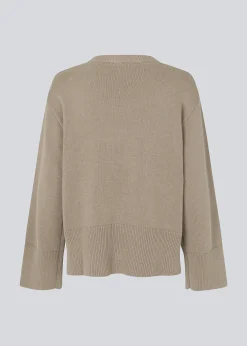 Modström CorbinMD o-neck - Spring Stone< Strik & Bluser