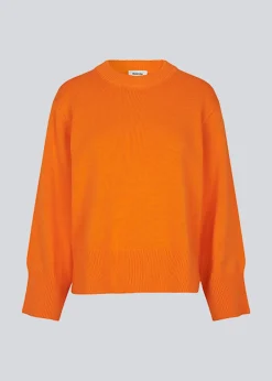 Modström CorbinMD o-neck - Vibrant Orange< Strik & Bluser