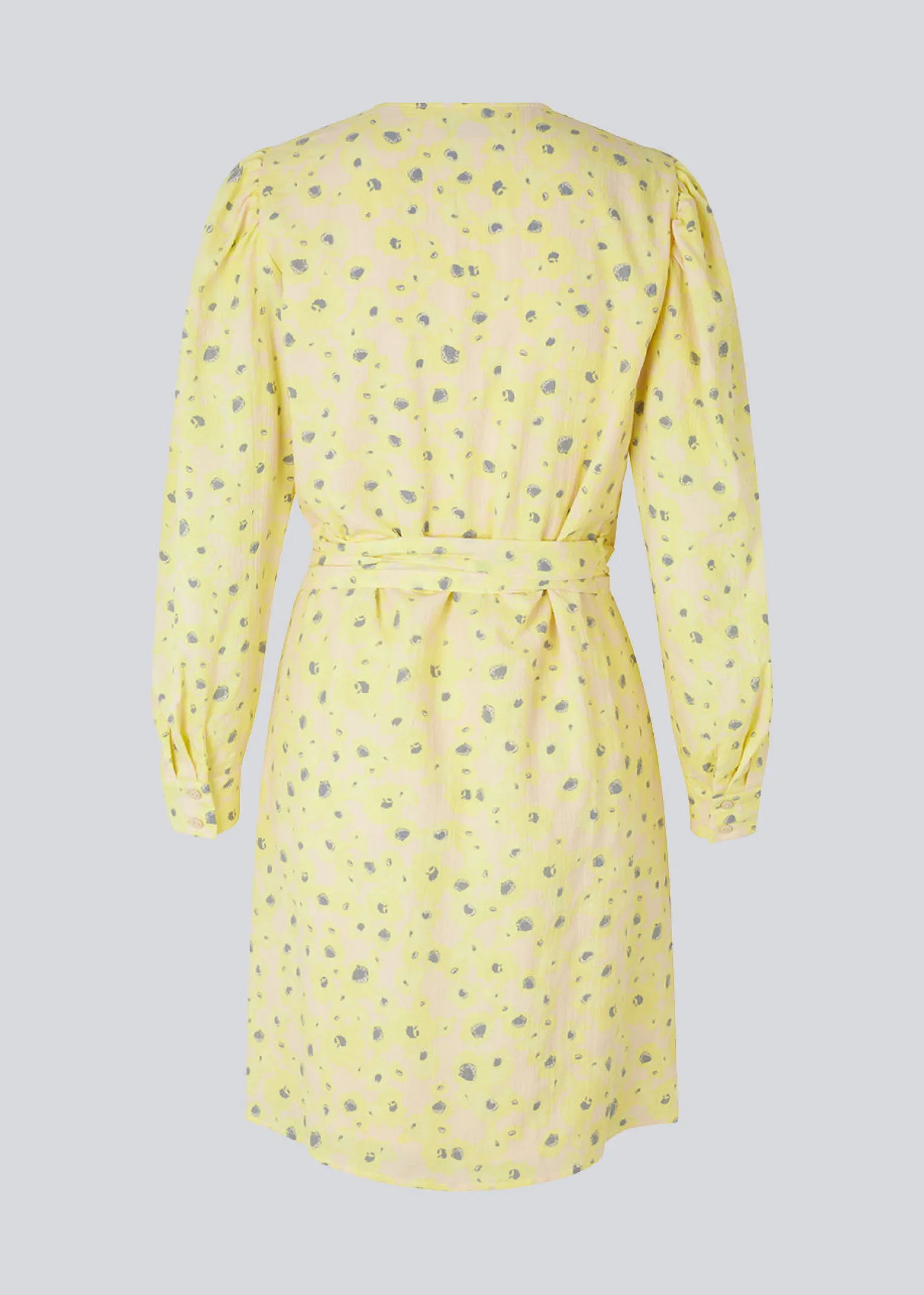 Modström CupidMD print dress - Aqua yellow flower< Kjoler
