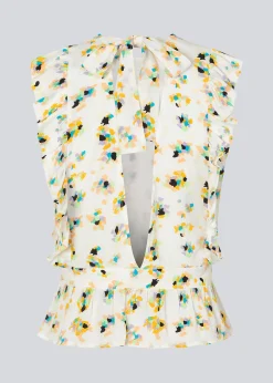 Modström DafneMD print top - Flower Sparkles< Toppe