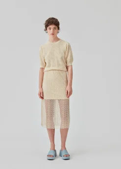 Modström DariaMD o-neck - Summer Sand< Strik & Bluser