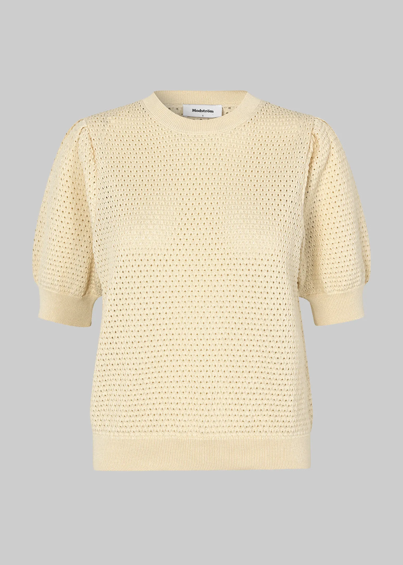 Modström DariaMD o-neck - Summer Sand< Strik & Bluser