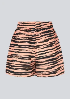 Modström DasiaMD print shorts - Tiger Peach< Shorts
