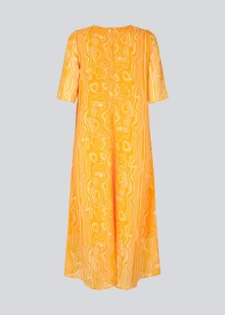 Modström DonteMD long print dress - Peachy Swirl< Kjoler