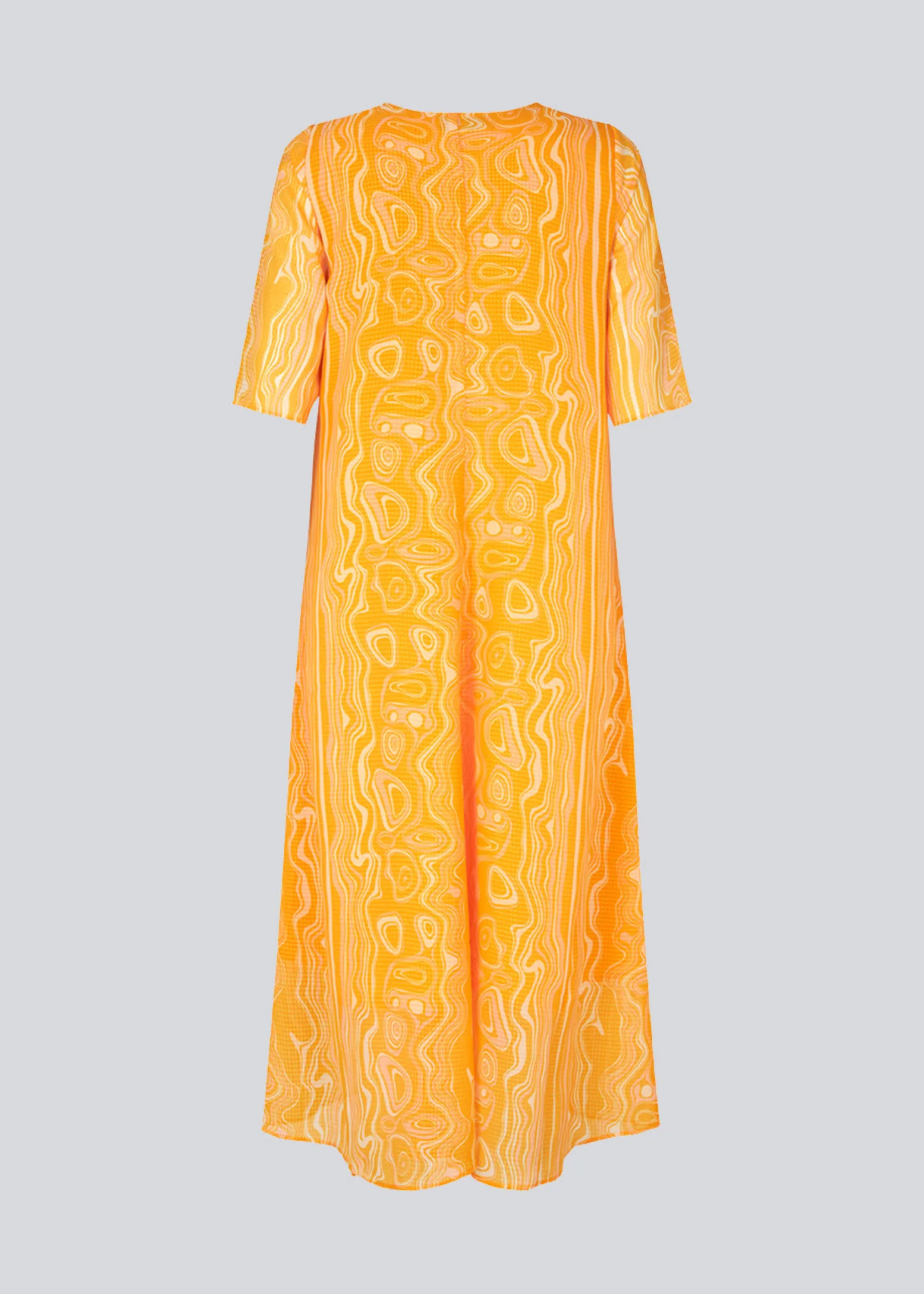 Modström DonteMD long print dress - Peachy Swirl< Kjoler
