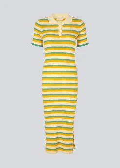 Modström DorisMD dress - Jade Gold Stripe< Kjoler
