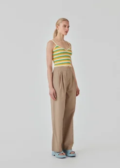 Modström DorisMD top - Jade Gold Stripe< Toppe