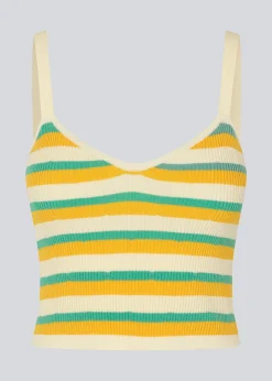 Modström DorisMD top - Jade Gold Stripe< Toppe