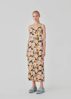 Modström DustinMD print strap dress - Sunset Bouquet< Kjoler