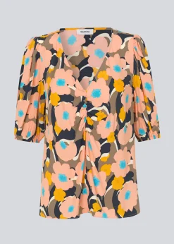 Modström DustinMD print top - Sunset Bouquet< Toppe