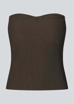 Modström FainaMD tube top - Dark Coffee< Toppe