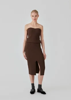 Modström FainaMD tube top - Dark Coffee< Toppe