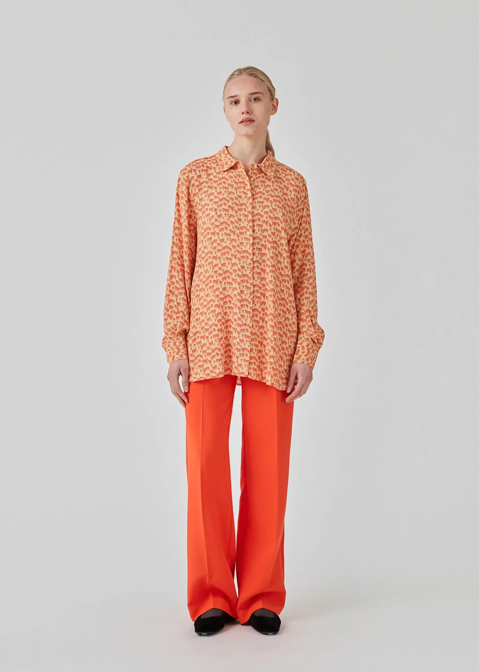 Modström FammiMD print shirt - Cherry Bloom< Skjorter