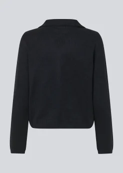 Modström FaroMD cardigan - Navy Sky< Strik & Bluser