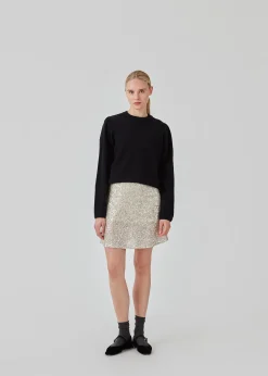 Modström FaroMD o-neck - Navy Sky< Strik & Bluser