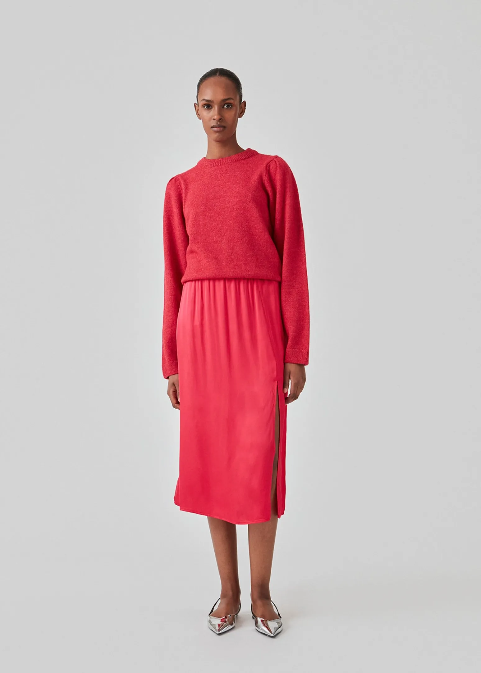 Modström FaroMD o-neck - Virtual Pink< Strik & Bluser