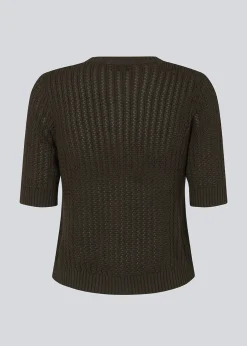 Modström FaxonMD cardigan - Dark Coffee< Strik & Bluser