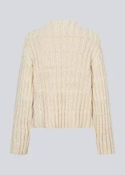 Modström FelipeMD short t-neck - Summer Sand< Strik & Bluser