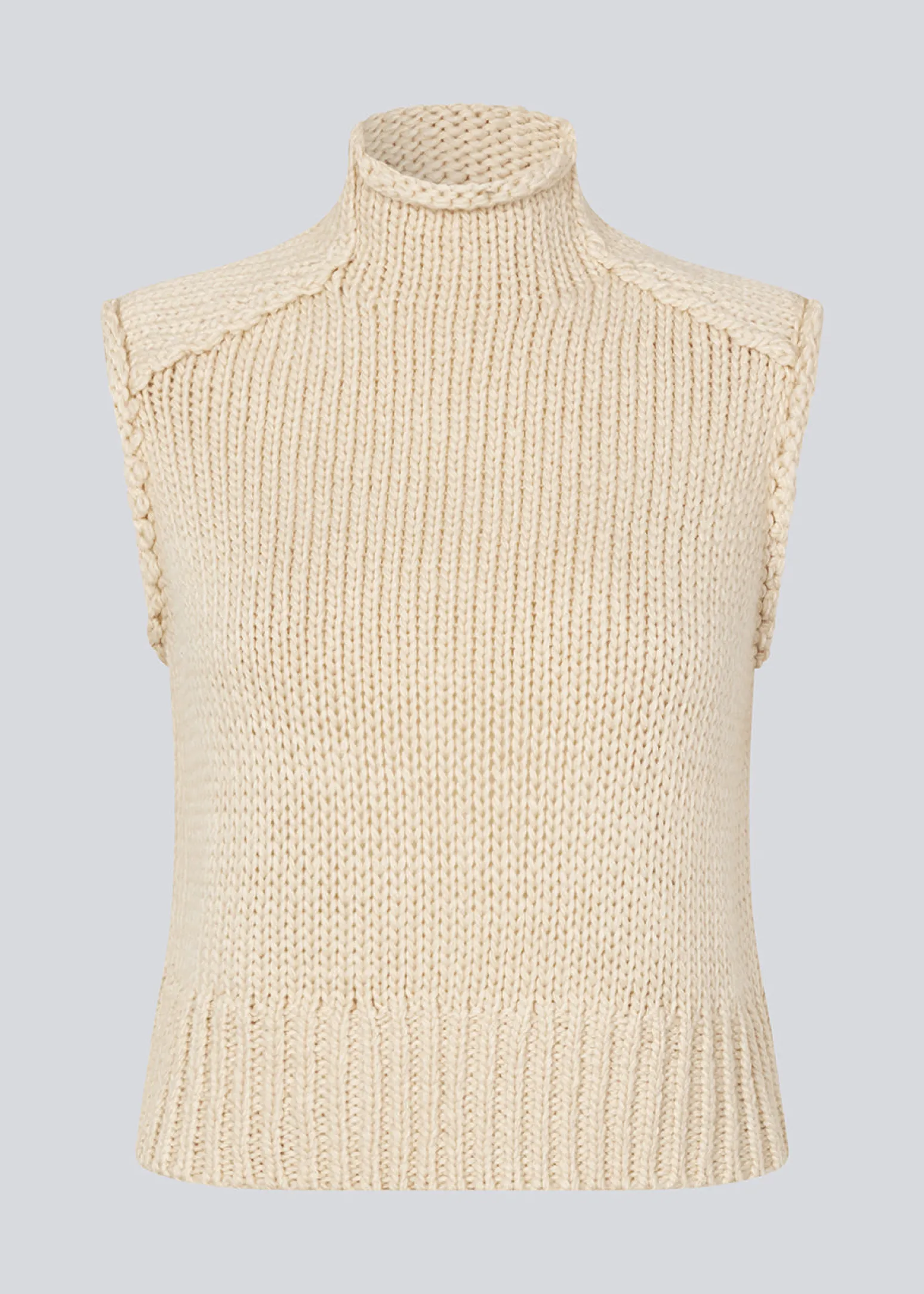 Modström FelipeMD vest - Summer Sand< Veste|Strik & Bluser