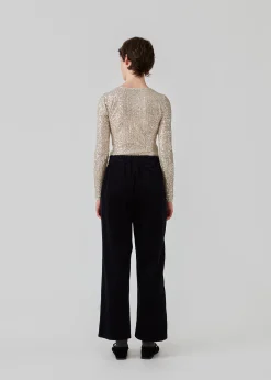 Modström FikaMD pants - Navy Sky< Bukser