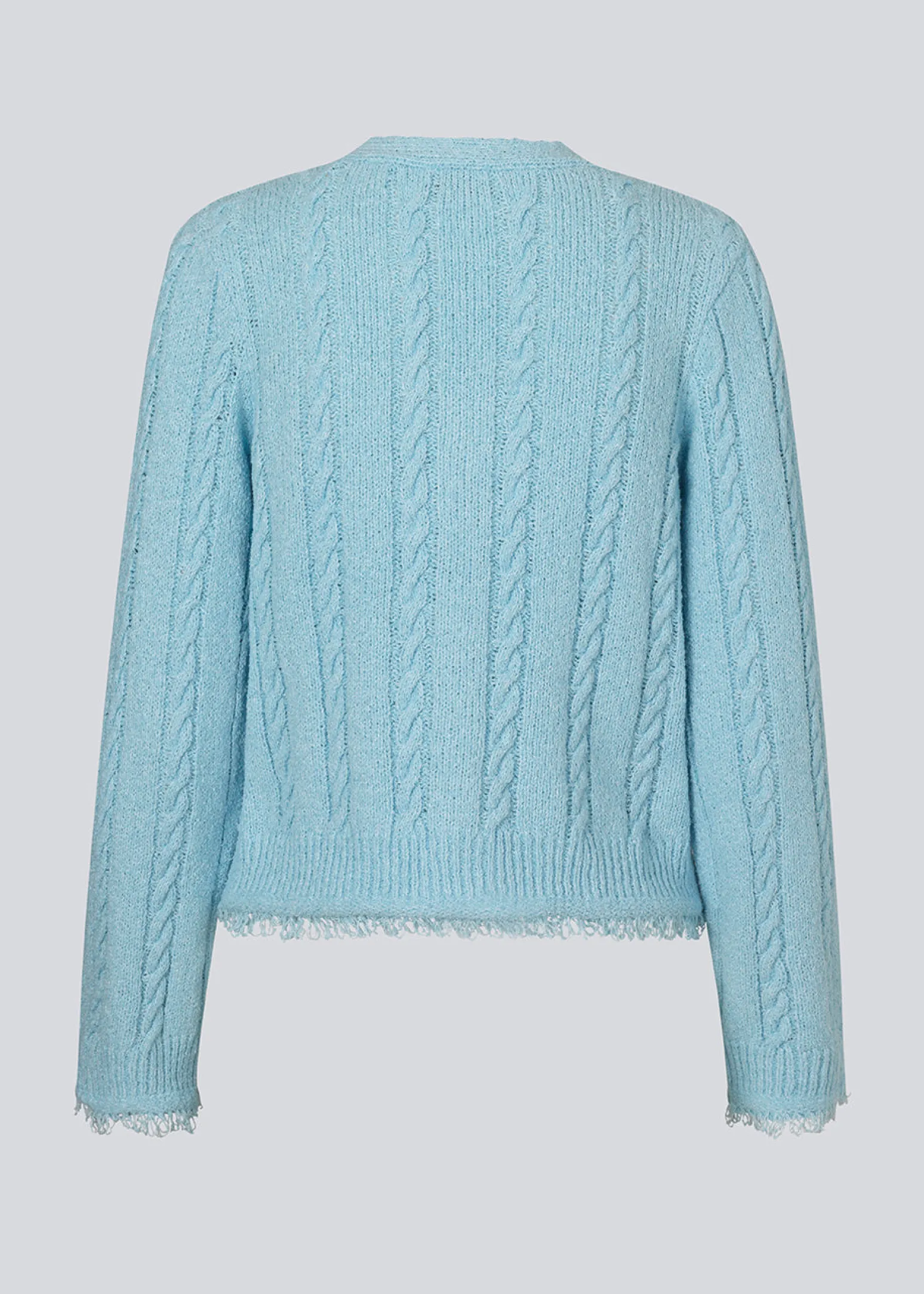 Modström FinaMD cardigan - Cool Blue< Strik & Bluser